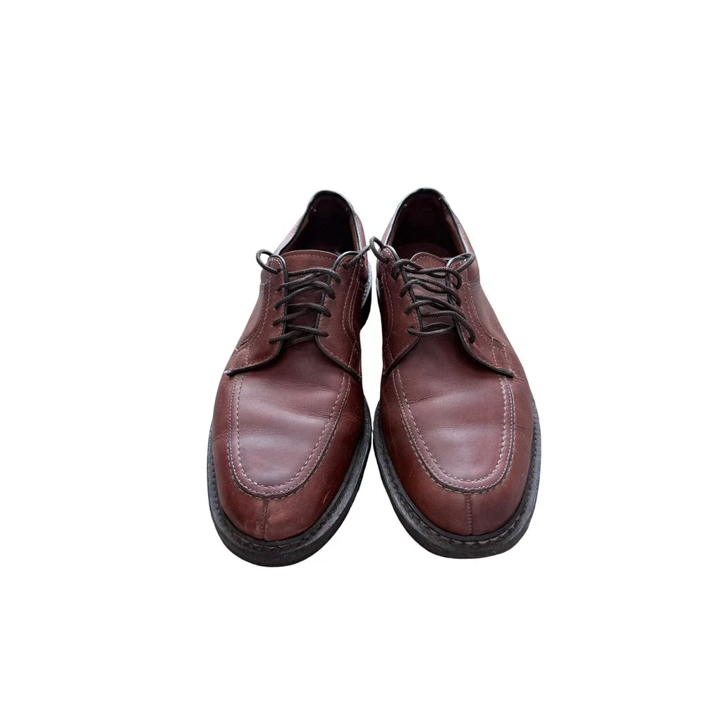 Allen Edmonds Wilbert Brown Leather Comfort Oxford Shoes Mens 9.5 D 1931